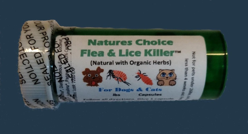 Natural Herbal Remedy Flee Control for Cats and Kittens 2-13lbs. It works!