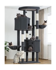 84 Inch XXL Cat Tree, Extra Tall Giant Cat Tower for Indoor Large Adult | Hea…