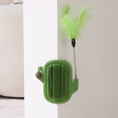 Cat Itching Device Hair Brushing Device Cactus Pet Scratch Board Brushing Tool.
