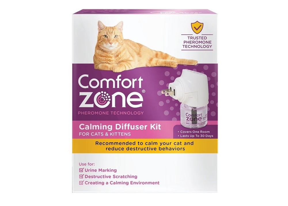 COMFORT ZONE CALMING DIFFUSER KIT FOR CATS AND KITTENS 30 DAYS STARTER KIT NEW
