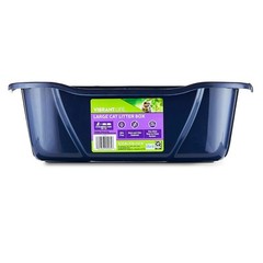 Vibrant Life Large Open Cat Litter Box, Durable Easy-Clean Design