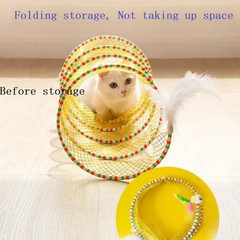 Cat Kitten Tunnel Toy Packable Collapsible Puppy Rabbits Guinea Pigs USA Seller