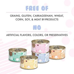 3 Pack Weruva Kitten, Fur Baby Favorites Variety Pack, 3oz Can 12 Count