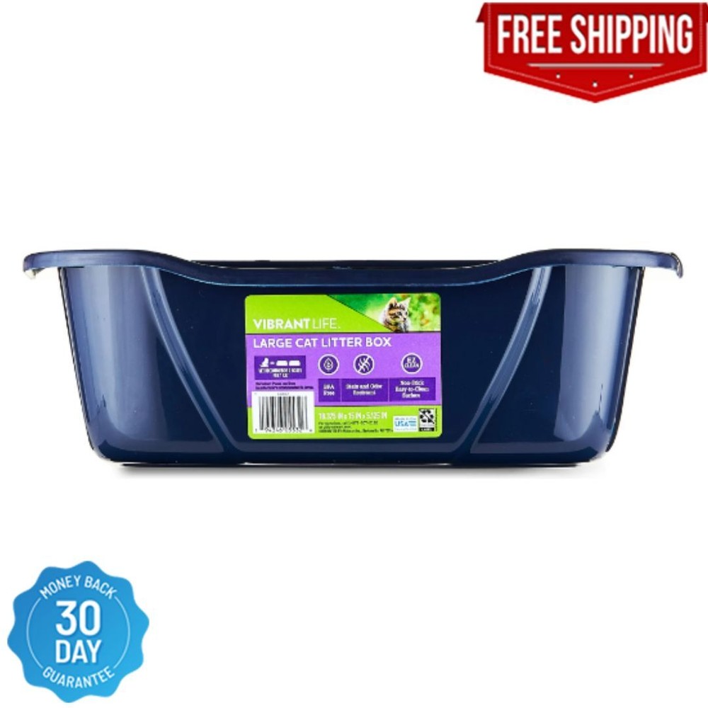 Vibrant Life Large Open Cat Litter Box