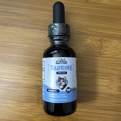 Woof n Purr Taurine for Cats Liquid Drops Heart Vision 30 Serv Exp 04/2028