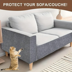 Trimmable Self-Adhesive Carpet Cats Scratch Board Wall anti Cat Scratch Sofa Diy