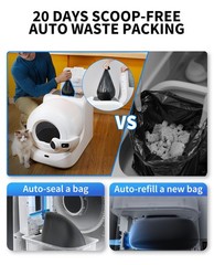 PETKIT Purobot Ultra WastePack MultiCat AICam SelfClean LitterBox WiFi OdorFree