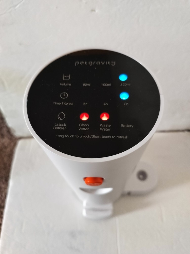 Petgravity Smart Pet Water Fountain,Wireless Cat Water Fountain main unit