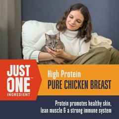 Whole Life Cat Just One Chicken Freeze Dried Cat Treats Human Grade High Pro…