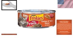 Savory Chicken & Tuna Dinner in Gravy – Complete Nutrition for Cats – 5.5 oz