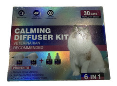 Calming Diffuser Kit 6 In 1 for Cats 30 days refill for diffuser Vet Recomme NEW