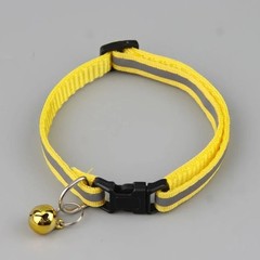 Reflective Nylon Cat Collar with Bell for Cat Kitten Small Dog adjustable