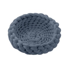 Pet Cat Dog Bed Fluffy Soft Cat Dog Bed Round Marshmallow Donut Cat Bed Sleeping