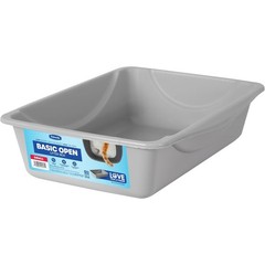 Lightweight Open Cat Litter Pan: 14.5″ x 10.5″ for Easy Maintenance – Small Size