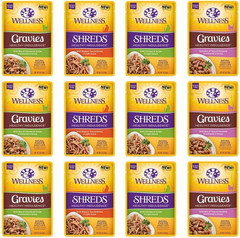 Wellness Healthy Indulgence Natural Grain Free Wet Cat Food, 3-Ounce Pouch (3) S