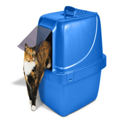 Extra-Giant Covered Cat Litter Box large cats Litter Box Cat Mess reduction