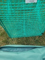 KITTYWALK Deck & Patio OUTDOOR CAT ENCLOSURE 11′ x 18″ x 24″ with BAG Green Mesh