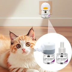 Cat Calming Pheromone Diffuser Kit Pets Plug-In 30 Days & 48ml Refill