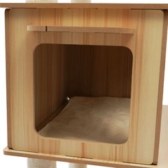 5-Tiers Cat Tree Tower Scratching Posts Cat Condo Trees for Large Cats Bed Toy