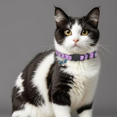 Cat Collar Breakaway, 2 Pack Cotton Kitten Collars with 7-11”, Butterfly