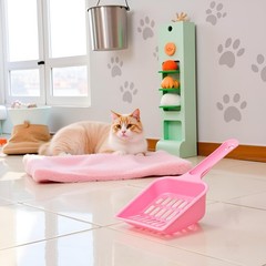 Wide Opening Non-Clumping Litter Box Sifter Cat Litter Pooper Skooper