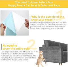 Anti Cat Scratch Furniture Protectors, Couch Corner Protectors for Cats, 11 Pcs