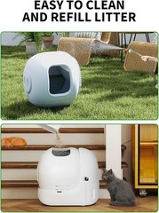 PETKIT Automatic Smart Cat Litter Box Self-Cleaning Robot Odor Removal WiFi APP
