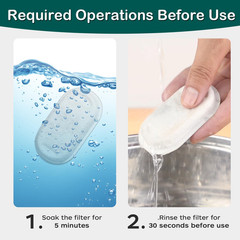 Cat Water Fountain Filter,16 Pack Cat Fountain Replacement Filters for Stainless
