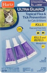 Hartz UltraGuard Topical Flea & Tick Cats and Kittens 5 lbs over, Cat