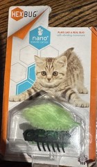 HEXBUG Robotic Bug Cat Toy Green New! Hex Bug Stay Busy A Long Time! Vibrates