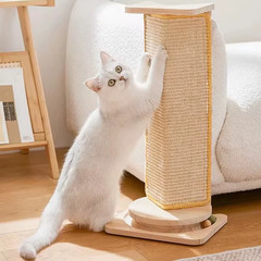 Natural Sisal Cat Scratcher Mat Cat Scratch Mats Horizontal Cat Floor Scratching