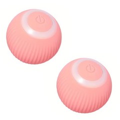 2 pcs Automatic Rolling Ball Smart Cat Dog Toy Electric Pet Self-moving game