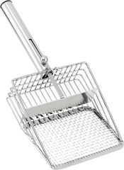Ergonomic XL Cat Litter Scoop – Stainless Steel with Deep Shovel Design for Cats