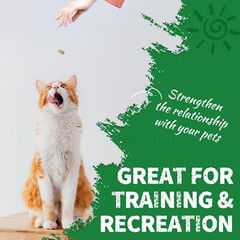 Just Try 13.4 OZ Cat Grass Treats Natural Salmon Flavor Healthy Cat Snacks Tr…