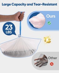 200 Count 26″x11.8″ Self-Cleaning Cat Litter Box Bags for Cumrige Fumoi Fsite…