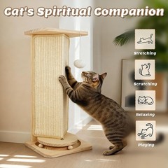 Cat Scratcher Set – Cat Scratching Post with Cat Toy and Cat Scratching Board