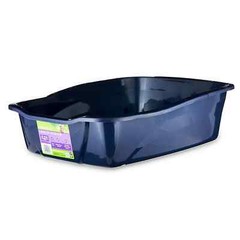 Vibrant Life Large Open Cat Litter Box Durable Easy-Clean Design