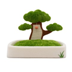 63??43??60cm Cat House With Sleeping Cushion Cat Bed With Cat Scratching Post