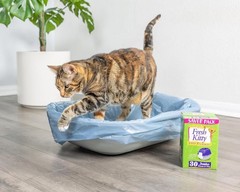 30 Count Litter Box Liners Super Thick, Durable, Easy Clean Up Jumbo Scented,…