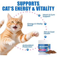 CoQ10 & Taurine Cat Treats – Heart Health Support