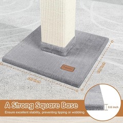 Sturdy 33-Inch Cat Scratching Post – Full-Body Stretching & Furniture Protection