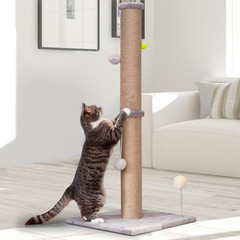 Tall Cat Scratching Post 36 Inch Large Cat Scratch Post for Indoor Cats with Dur