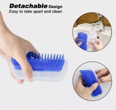2-PACK Corner Cat Self Groomer Grooming Tool Hair Removal Comb Brush w/ Catnip