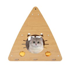 17.7*11*17.7“ Log Color Corrugated Cardboard Cat Scratcher House With Cushion