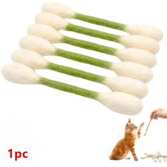 Creative Large Cotton Swab Shaped Catnip Toy Giant Kitten Grinding Biting Stick
