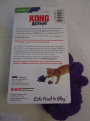 Kong Cat Kitten Active Catnip Cat Toy Yarn Scrunchie Type Red White Blue