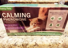 FANCY PETS CALMING PHEROMONE RELAXING DIFFUSER KIT CAT KITTEN 1 UNIT 3 REFILL