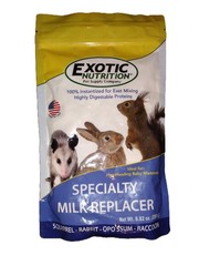 Milk Replacer Powder 8.8 Oz for Squirrels Rabbits Opossums Raccoons Baby Animals