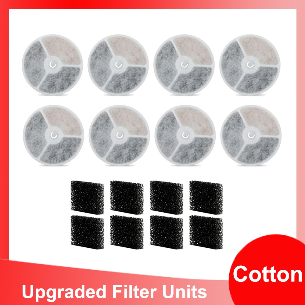 8 Pack Upgraded Filter Units 3.0 for PETKIT EVERSWEET Solo SE/EVERSWEET