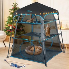 X-Large Large Catio Cat Enclosure for Indoor and Outdoor with Breathable mesh…